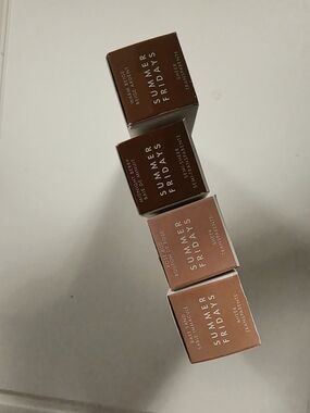 Summer Fridays Lip Tint Quartet - Brown, Tan, Peach & Rose Hues